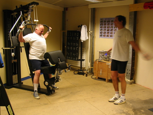 [20050516_01_GymJL+C.jpg]
Jean-Louis and Christophe lifting weights in the gym room.