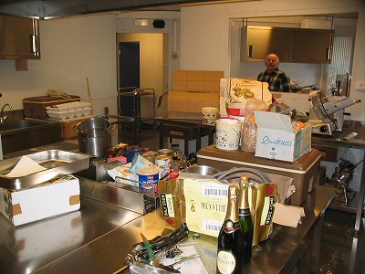 [KitchenMess.jpg]
Jean-Louis inspecting and sorting through the mess of the new kitchen.