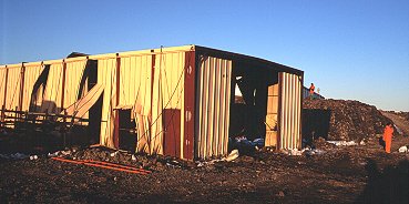 [WindDestroy.jpg]
A building destroyed by rocks and chunks of ice carried by the terrible katabatic wind of Antarctica.