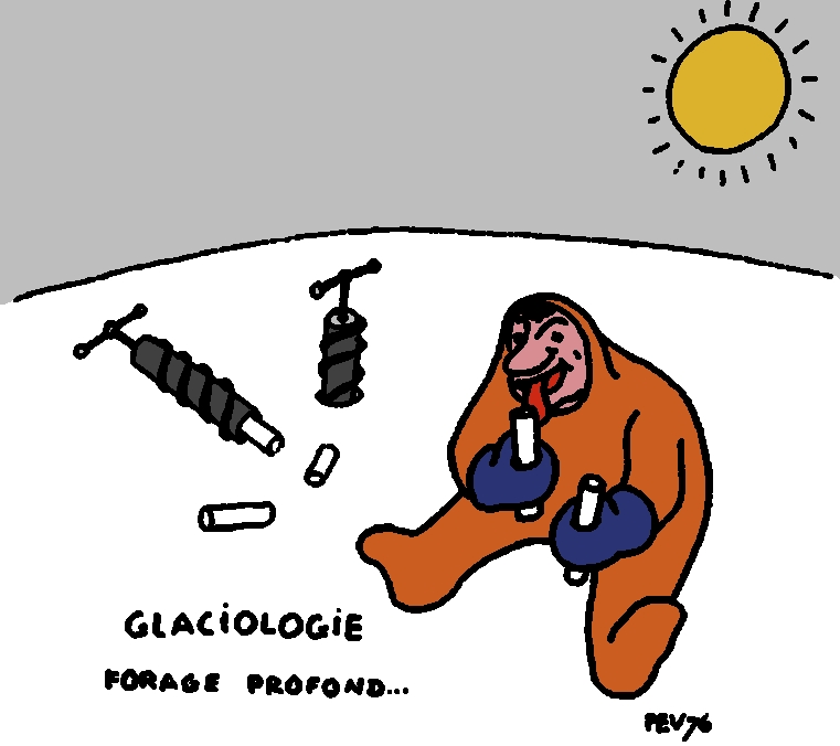 Glaciologie - Forage profond (1976)