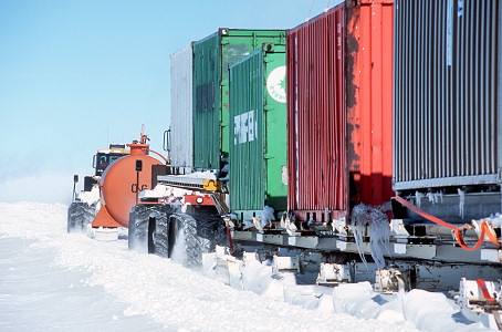 [SledTrainArriving3.jpg]
Containers of food and construction equipment required for the success of the winterover.