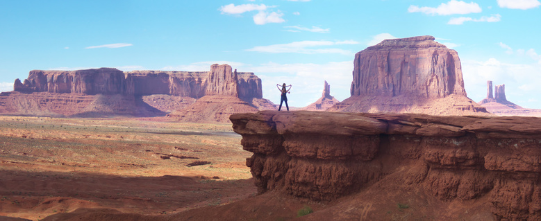 [20190423_151422_MonumentValleyPano_.jpg]
The incredible view at John Ford Point, Monument Valley.