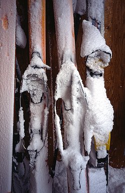 [Bindings.jpg]
Snow covered ski bindings after a cold night out.