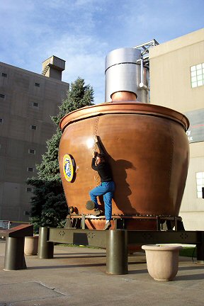 [GclimbsVat2.jpg]
Climbing beer vats, just to check out if there's any beer on them...