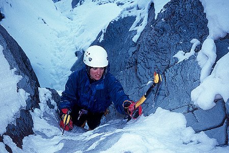 [OurayIceClimbing2.jpg]
Ice climbing in Ouray, last (small) pitch of Horsetail falls (WI4 II), SW Colorado.