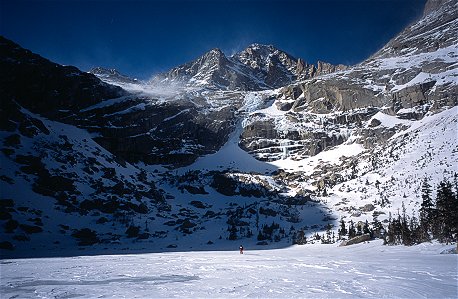 [WestGully.jpg]
Approaching the west gully from Black lake.