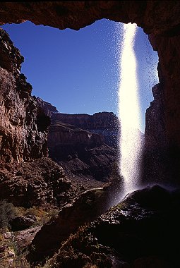 [RibbonFalls.jpg]
Ribbon Falls, on the North Kaibab trail.