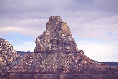 [ZoroasterTemple.jpg]
Zoroaster Temple, a classic climb inside Grand Canyon.