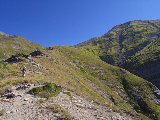 [20080814_084409_Scarpa.jpg]
Hiking up the Monti della Laga.