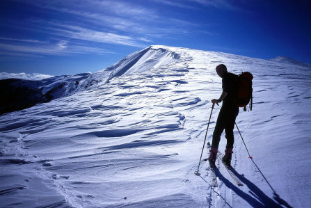 [ToninoMacera.jpg]
Tonino Palermi reaching the summit of the Macera di Morte on the Monti della Laga just north of Gran Sasso.