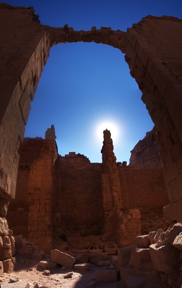[20111108_132014_PetraVPano_.jpg]
Qasr Al-Bint, an old Nabatean temple.