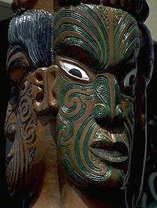 Maori statue from Christchurch