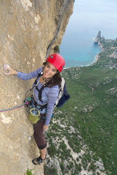 [20121104_131228_GirardiliMediterraneo.jpg]
High up on Punta Girardili. The smile is for getting back on the rock after 6 months without climbing due to a damaged ankle.