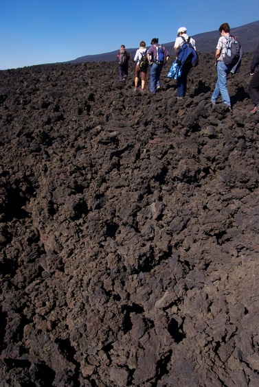 [20091007_114311_Etna.jpg]
Hiking through cold lava flows, very sharp and irregular.