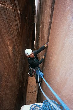 [BridgerHandCrack.jpg]
Great hand crack on the 2nd pitch of the Sunflower Tower at the Bridger Jacks Towers.