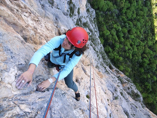 [20070422-161307_Guenilles.jpg]
Steep pitch, still on 'Le temps des Guenilles'.