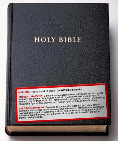 [Bible.jpg]
Warning, work of fiction...