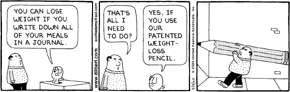 [Dilbert_LooseWeight.gif]
Dogbert weight loss plan
