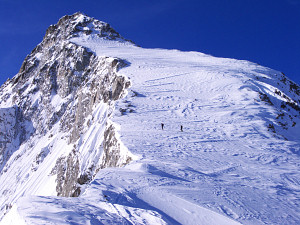 Summit slope of the Peak Neige Cordier