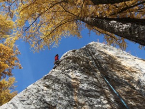 Autumn climbing in the Champsaur