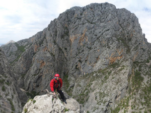 A view from the summit of Stup, Paklenica
