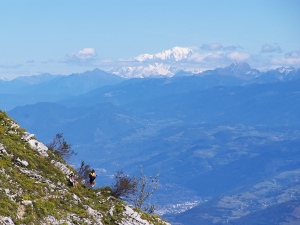 Mt Blanc seen from the Vercors