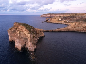 Dwejra bay, Fungus rock and the Azure Window