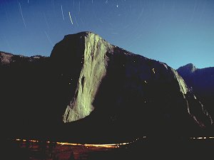 El Capitan by night, after having climbed it the previous day (90 minutes of exposure)