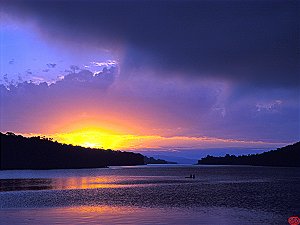 Sunset above the Tasman Peninsula