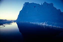 Ice008 - Poll of free water in front of an iceberg