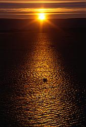 Sky018 - Sunset above Antarctic sea