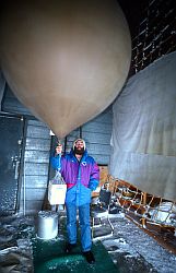 DdU_BalloonReady - Weather forecast balloon ready to launch, Antarctica