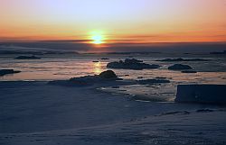 IceFrozenSnowSea - Freezing ocean after the first snow, Antarctica