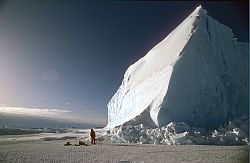 IcebergToClimb - Before climbing the iceberg, Antarctica