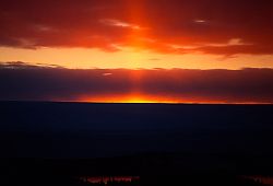 SkySunPillar - Sun pillar, Antarctica