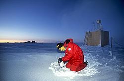 EmanueleCollectingSamples4 - Collecting snow destined to be melted and analyzed.
[ Click to go to the page where that image comes from ]