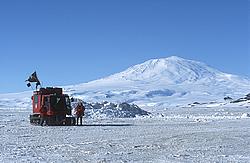 ErebusSmallTruck - One of the many McMurdo vehicles, parked on the airstrip.
[ Click to go to the page where that image comes from ]