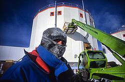 FoodTransferJeff - Polar portrait during equipment transfer into the station.