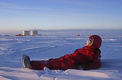 RestingOnSnow - Taking a break on the snow after a non-stop 4 hour walk on snow at sub -70°C temperatures.
[ Click to go to the page where that image comes from ]