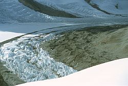 BaseCampGlacier - Cho-Oyu base camp in the curve of the glacier, 2000
[ Click to go to the page where that image comes from ]