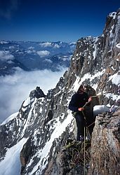 BaseFreney - Base of the Central Pillar of Freney, Mt Blanc, France
[ Click to go to the page where that image comes from ]