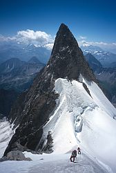 BelowEccles - Bellow the Eccles refuge on the approach to the Central Pillar of Freney, Mt Blanc, France