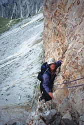 CassinRoute - Cassin route on Cima Picolissima, Dolomite 1999
[ Click to go to the page where that image comes from ]