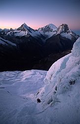 ChacraJap - Japanese couloir on the Chacraraju, Peru 1996
[ Click to download the free wallpaper version of this image ]