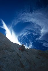 CloudFreney - Clouds during the ascent of the Central Pillar of Freney, Mt Blanc, France
[ Click to go to the page where that image comes from ]