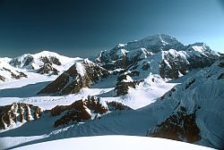 DenaliFromHunter - Denali seen from Mt Hunter, Alaska 1995