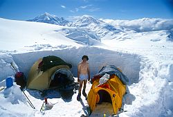 HotCamp2 - Mid-day heat at camp 2, Denali, Alaska 1995