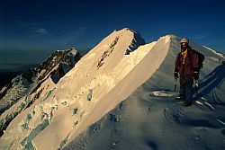 JennyTasman - North ridge of Mt Tasman, New Zealand 2000