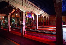 PrayerRoom - Prayer room in a temple, Tibet, 2000