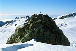 Standing1 - Standing on nunatak, New Zealand